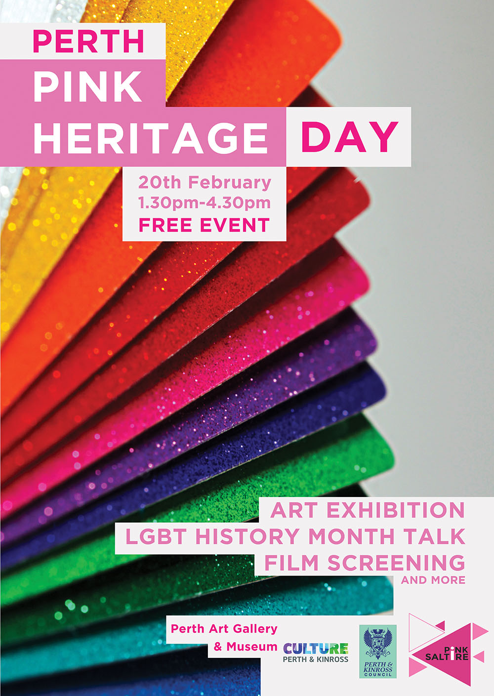 20th February 2018 - An event at Perth Art Gallery & Museum, including an Art Exhibition, LGBT History Month Talk and a Film Screening